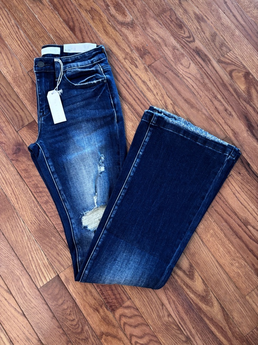 Petra 153 Dark Indigo Distressed Jeans